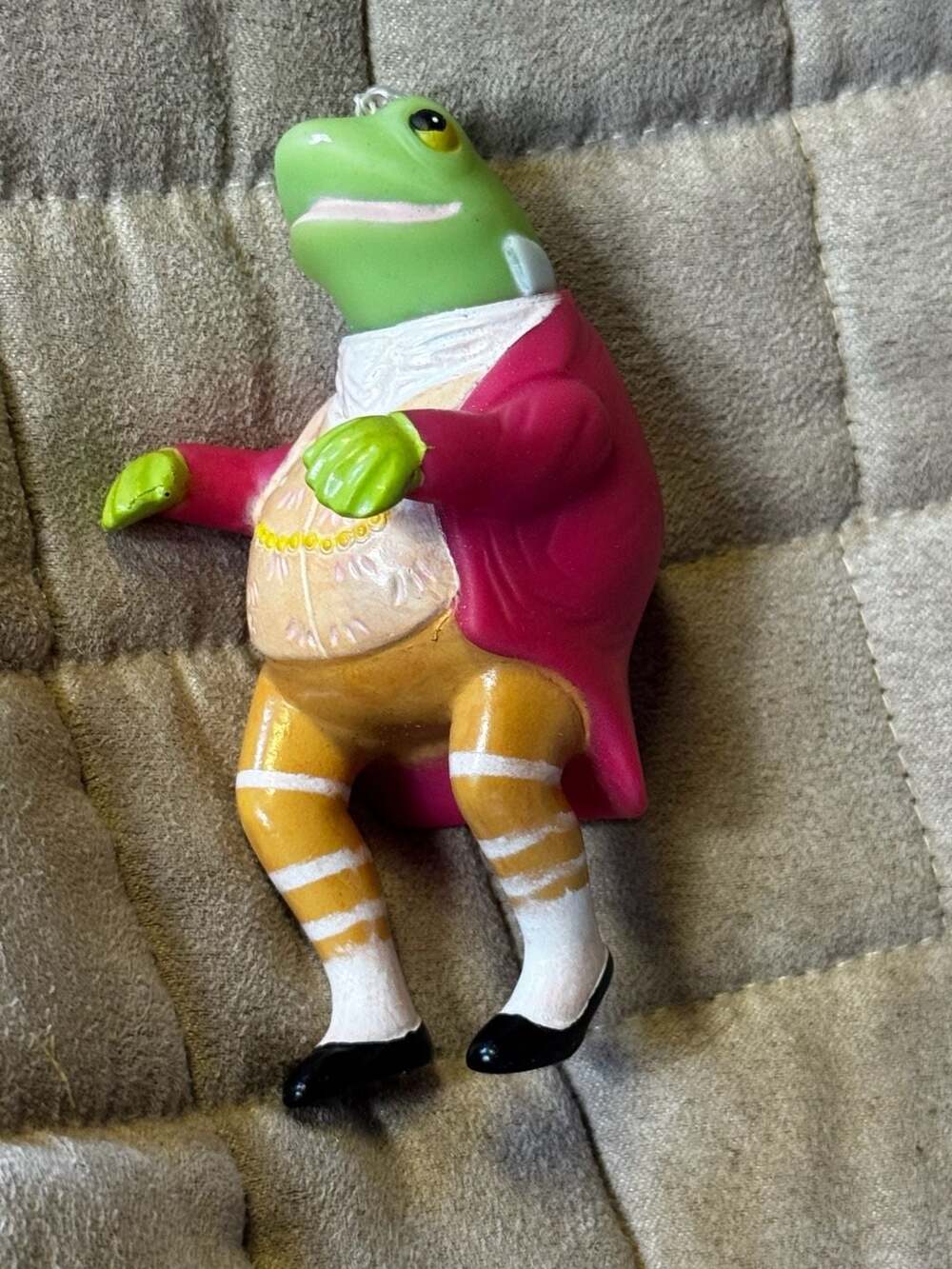 Eden 1978 Beatrix Potter Mr. Jeremy Fisher Frog Vinyl Figure Crib Mobile Toy